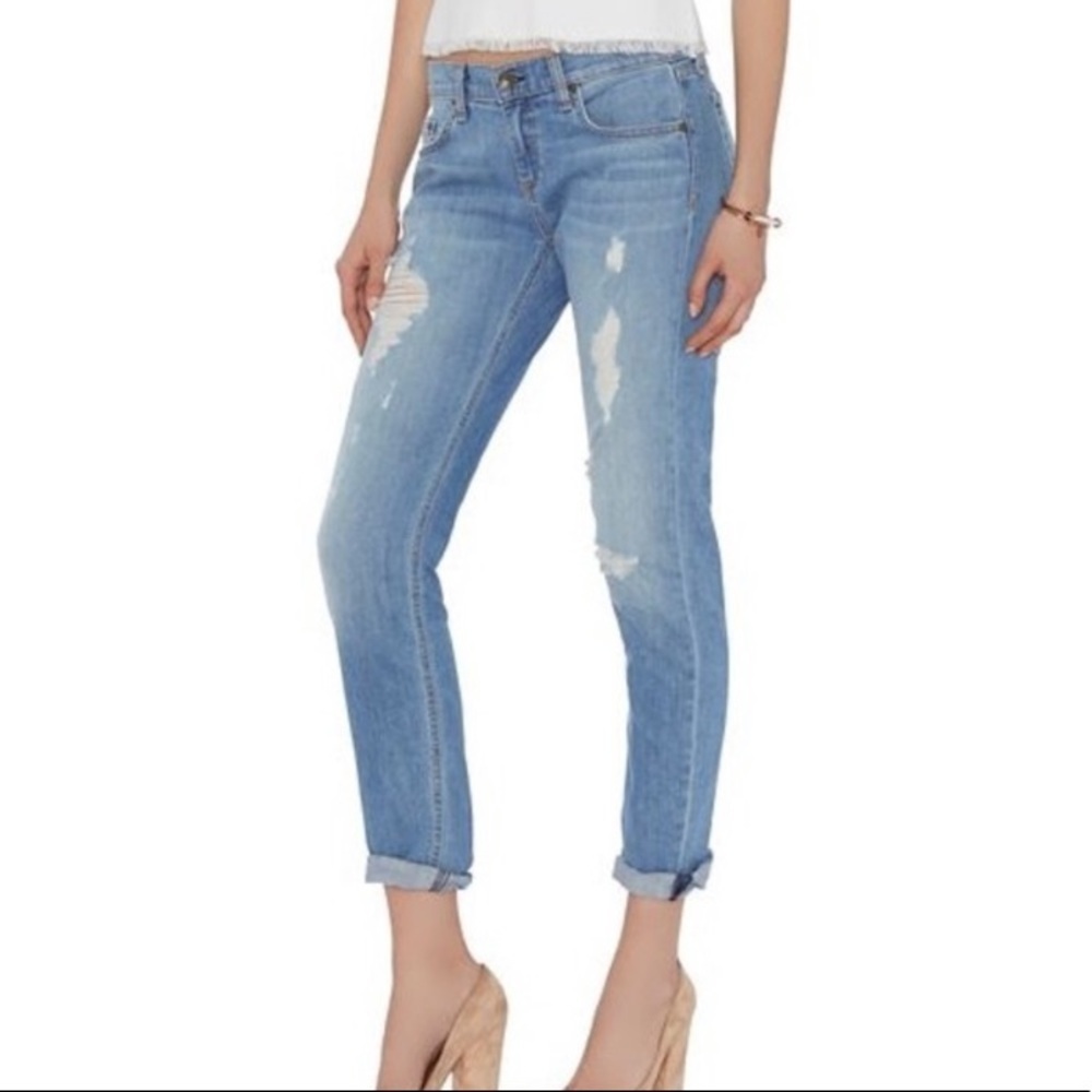 Rag & Bone the Dre Rosslyn crop jeans